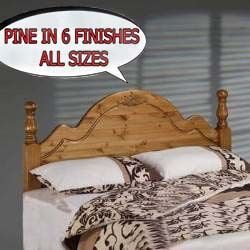5ft pine headboards for divan beds