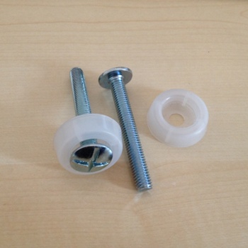 PAIR PLASTIC WASHERS -FREE DELIVERY HEADBOARD M8 BOLTS 
