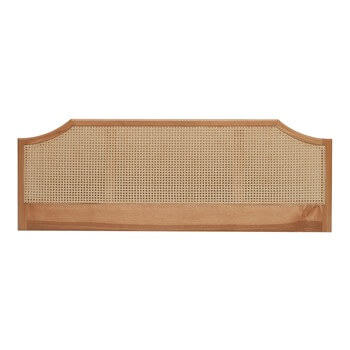 Brighton rattan headboard.