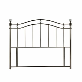 Cambridge black nickel bed headboard