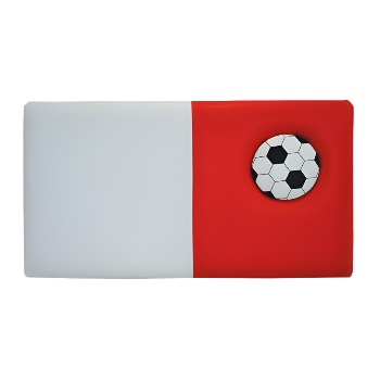 Childrens Red And White Football Bed Headboard