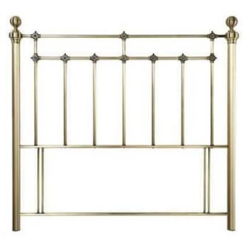 Emperor antique brass headboard.