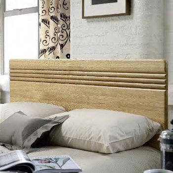 Flute Oak Headboard. Stuart Jones.