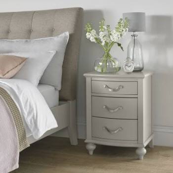 Montreux urban bedside 3 drawer by Bentley Designs.