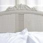 French inspired grey rattan headboard from Willis and Gambier - view 5