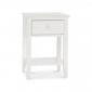 Ashby white 1 drawer bedside by Bentley Designs - view 2