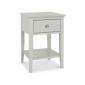 Ashby cotton 1 drawer bedside by Bentley Designs - view 2