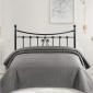 Marseilles black metal headboard - view 2