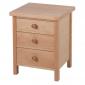 Cotswold 3 Drawer Bedside - view 1
