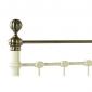 York Cream And Brass Metal Divan Bed Headboard - view 2