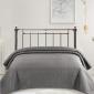 Trafalgar krystal black nickel headboard. - view 1