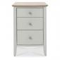 Whitby Scandi 3 drawer bedside from Bentley Designs - view 3