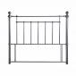 Ledbury antique silver metal headboard - view 1