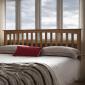 Charlotte Solid Oak Divan Bed Headboard  - view 1