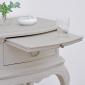 Grey Bedside 1 Drawer Table - view 2
