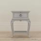 Grey Bedside 1 Drawer Table - view 1