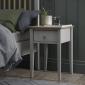 Whitby Scandi one drawer bedside from Bentley Designs - view 1