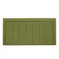 Framed Fluted Upholstered Divan Bed Headboard - view 1