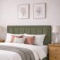 Framed Fluted Upholstered Divan Bed Headboard - view 3