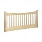 Looe wooden slatted divan bed headboard. - view 1