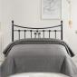 Marseilles black metal headboard - view 1