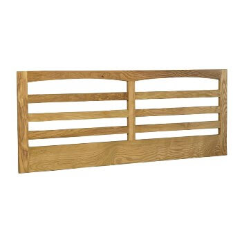 Pegwell slatted bed headboard.