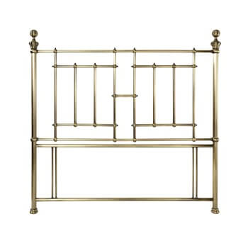 Regal antique brass headboard