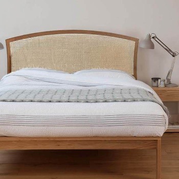 Rhyl rattan bed headboard.