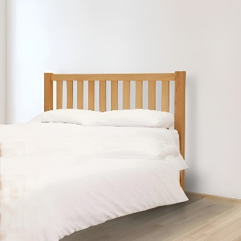 Solid Oak Shaker Headboard For Divan Beds