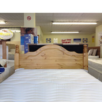 York pine headboard for divan beds