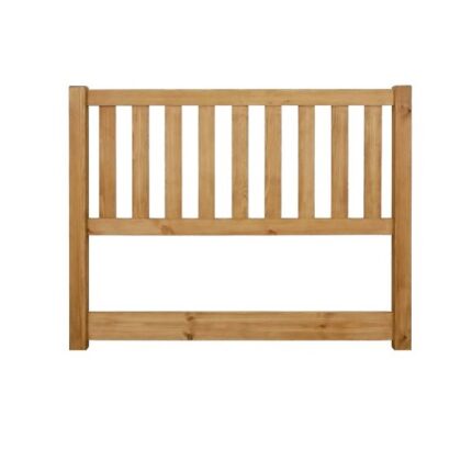 Shaker wooden pine divan headboard