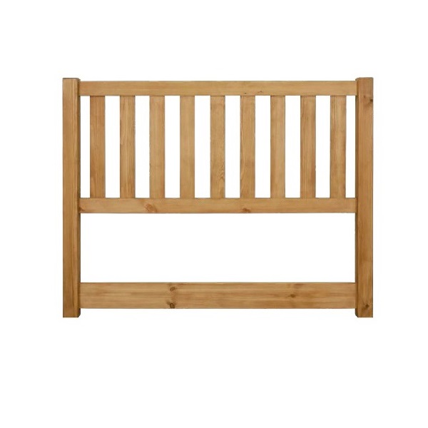 Shaker wooden pine divan headboard