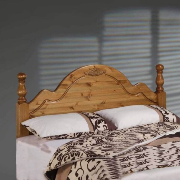 Windsor pine wooden headboard for divan beds