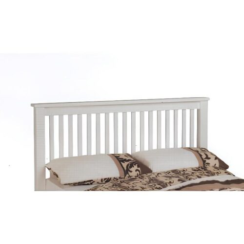 Chelsea white wooden divan headboard