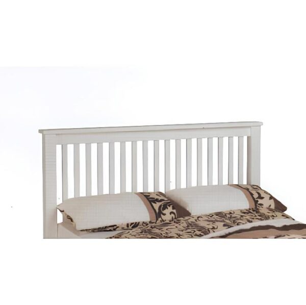 Chelsea white wooden divan headboard