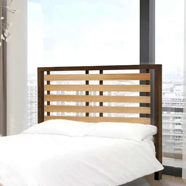 Naples light and dark oak headboard
