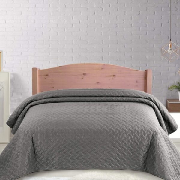 Portland pink finish wooden headboard
