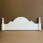 Windsor white wooden divan headboard