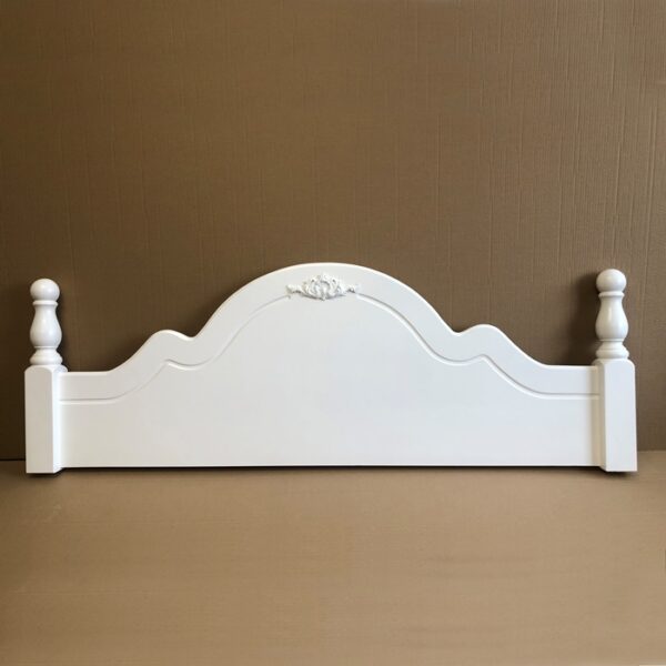 Windsor white wooden divan headboard
