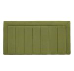 Frame fluted upholstered divan bed headboard