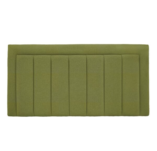 Frame fluted upholstered divan bed headboard
