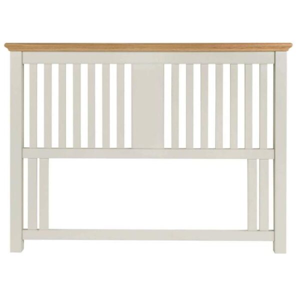 Hampstead Soft Grey & Oak Headboard For Divan Beds