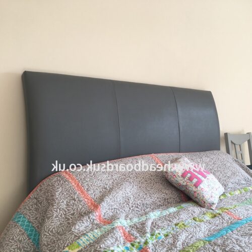 Heritage Curved Real Leather Headboard For Divan Beds
