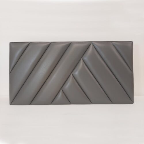 Herringbone Style Real Leather Headboard For Divan Beds