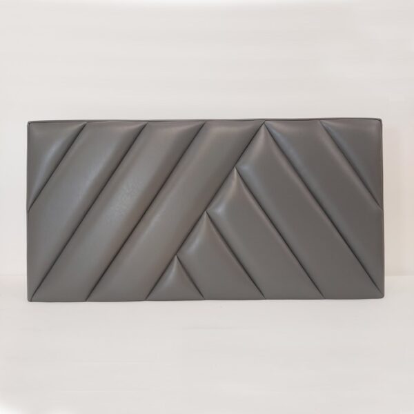 Herringbone Style Real Leather Headboard For Divan Beds
