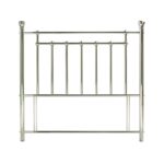 Kensey chrome metal divan headboard