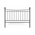 Kensington iron metal black headboard