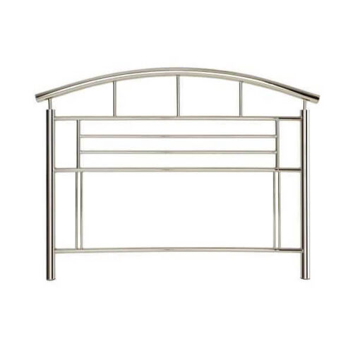 Mars shiny nickel metal headboard