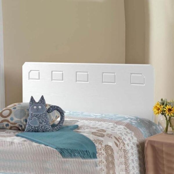Miami White Wooden Headboard. For any divan bed.