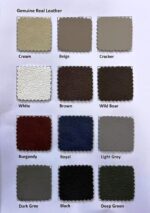 real leather swatches